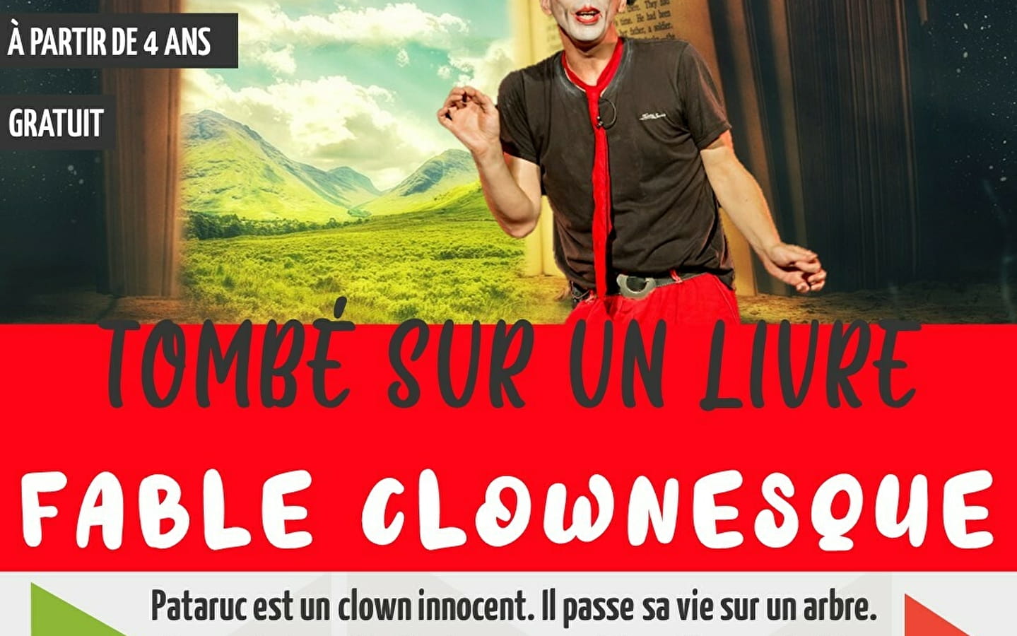 Tombé sur un livre: clowneske fabel