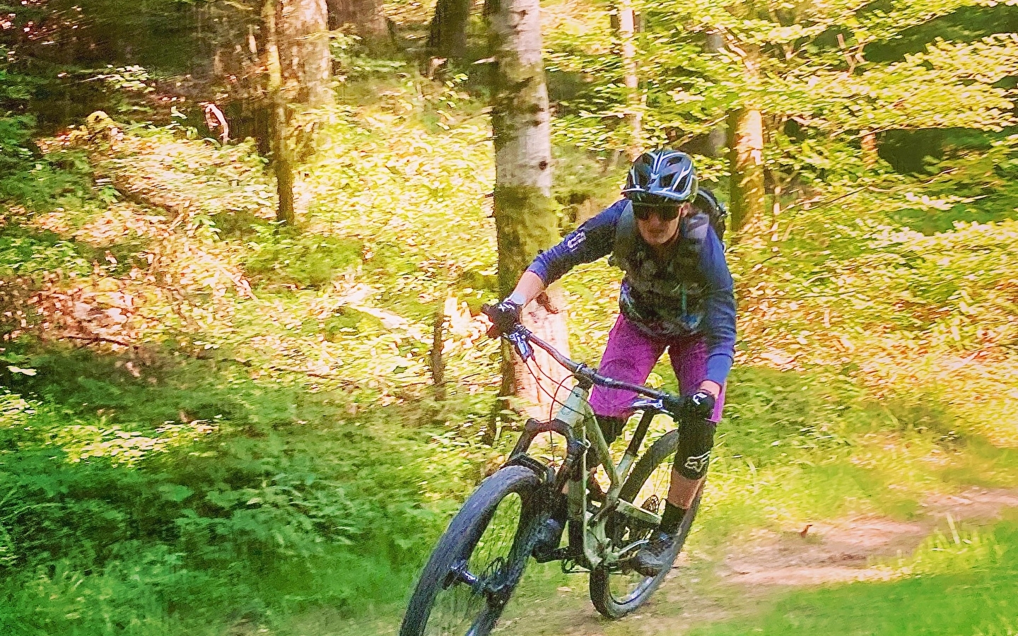 Piste VTT Enduro 3 rouge - Le Trou de la Marmite - Espace FFC Ain Forestière