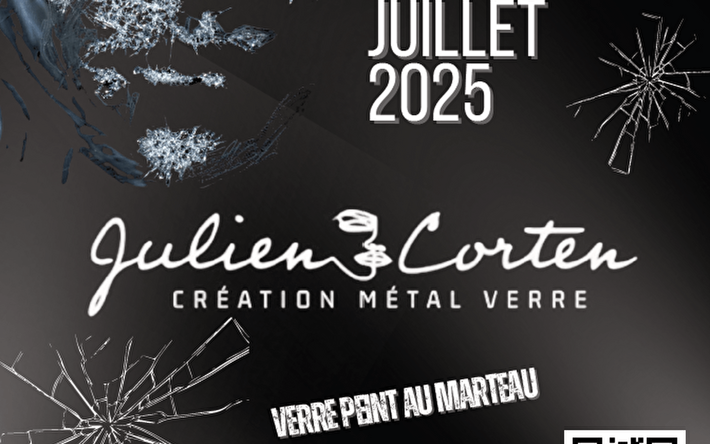 Julien Corten tentoonstelling: creaties van metaal en glas