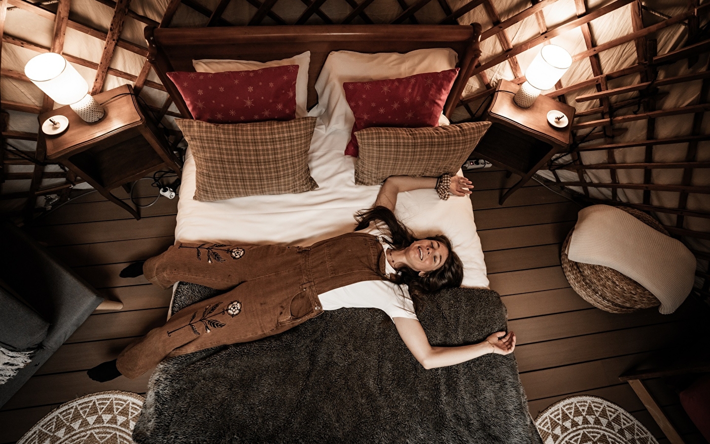 La yourte mongole des Géorennes