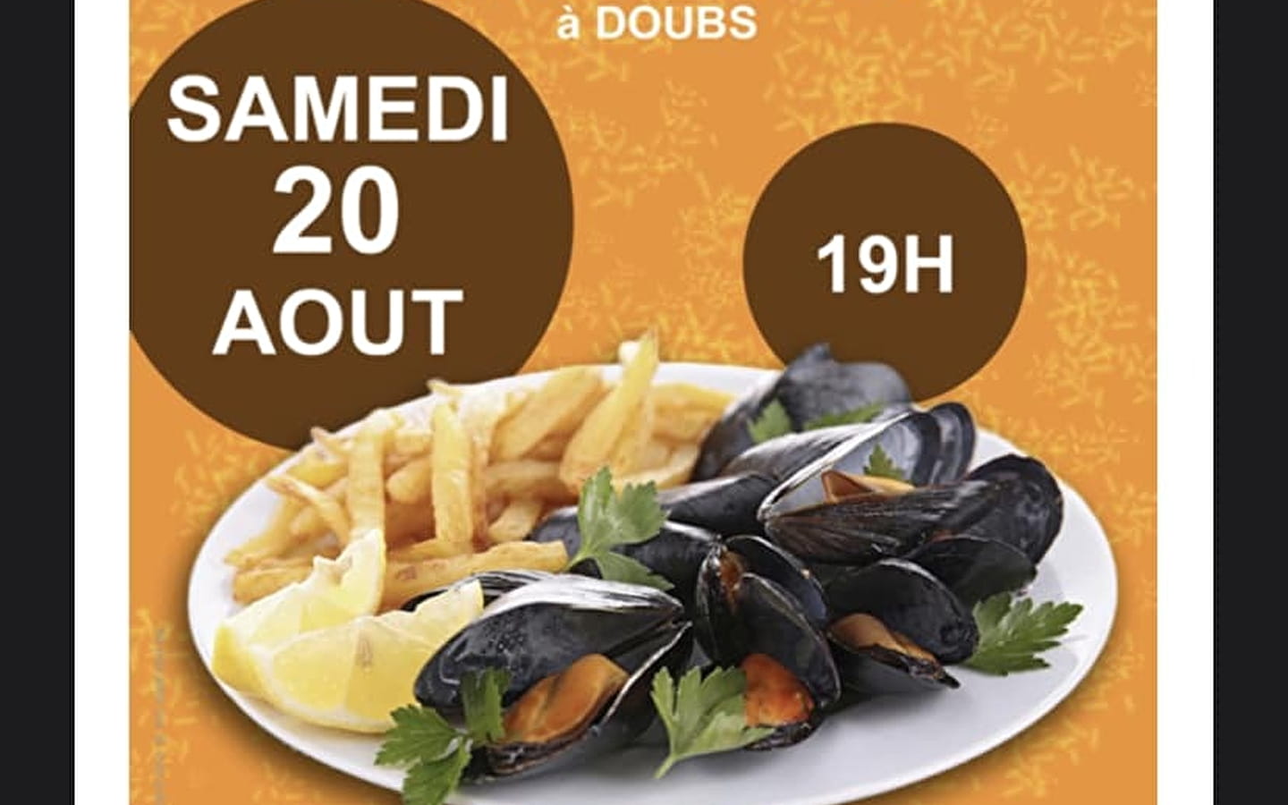 Soirée moules-frites