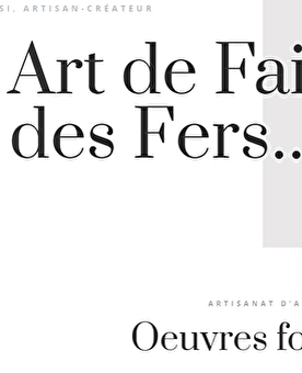 L'Art de Faire & des Fers - Yves Rossi - CHAMPAGNE-EN-VALROMEY