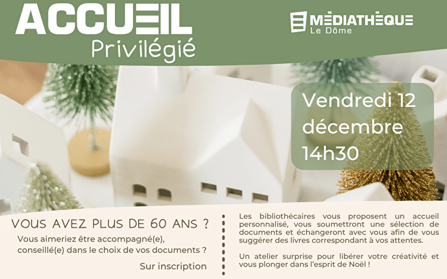 De mediatheek van Le Dôme: een warm welkom