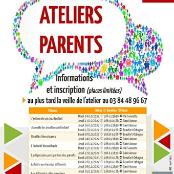 Ateliers Parents à Saint-Amour - SAINT-AMOUR