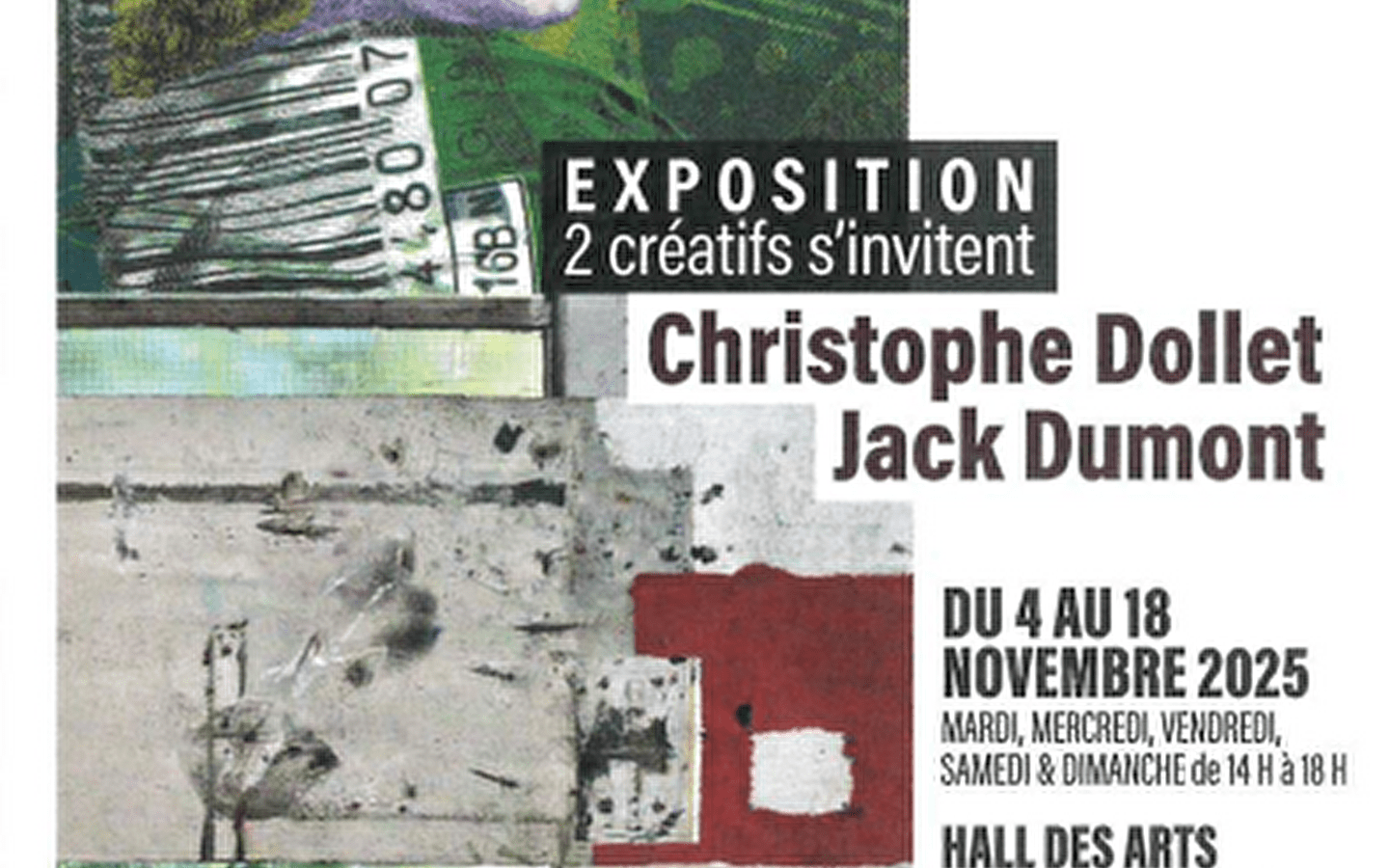 EXHIBITIE 2 creatieven nodigen zichzelf uit