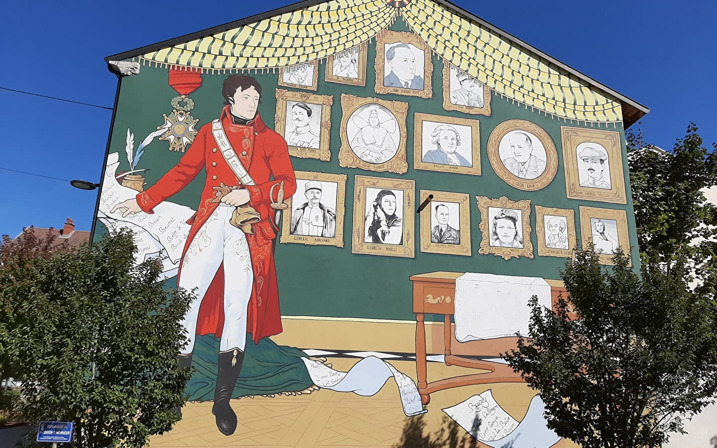 Fresque et murs peints - La Légion d'honneur