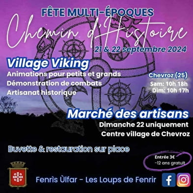 Multi-epoch festival, Chemin d'Histoire