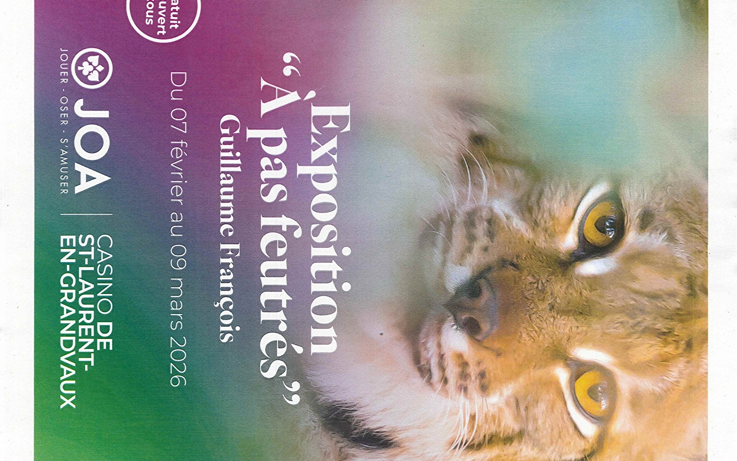 Tentoonstelling 'A pas Feutrés