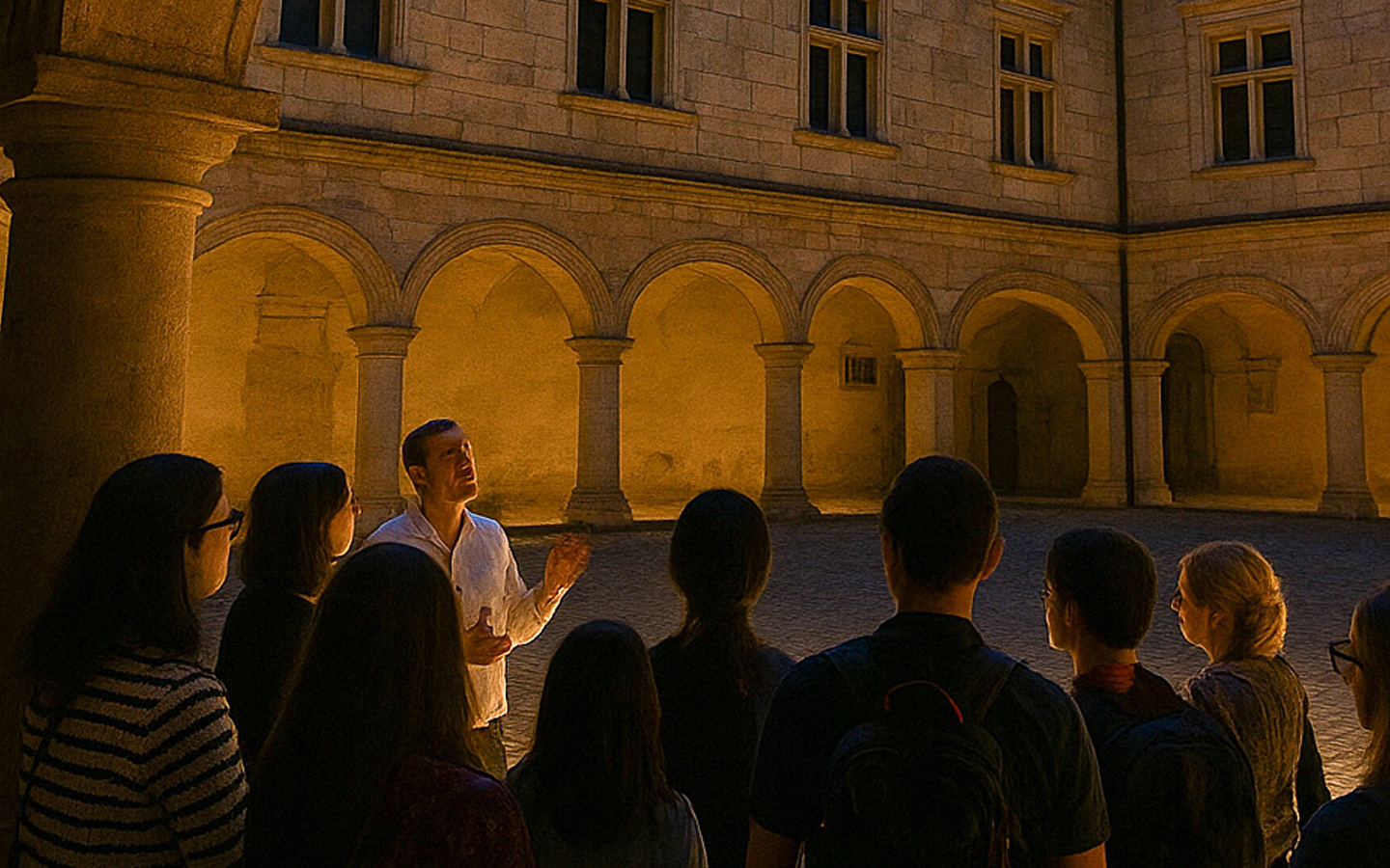 Verkennen bij fakkels