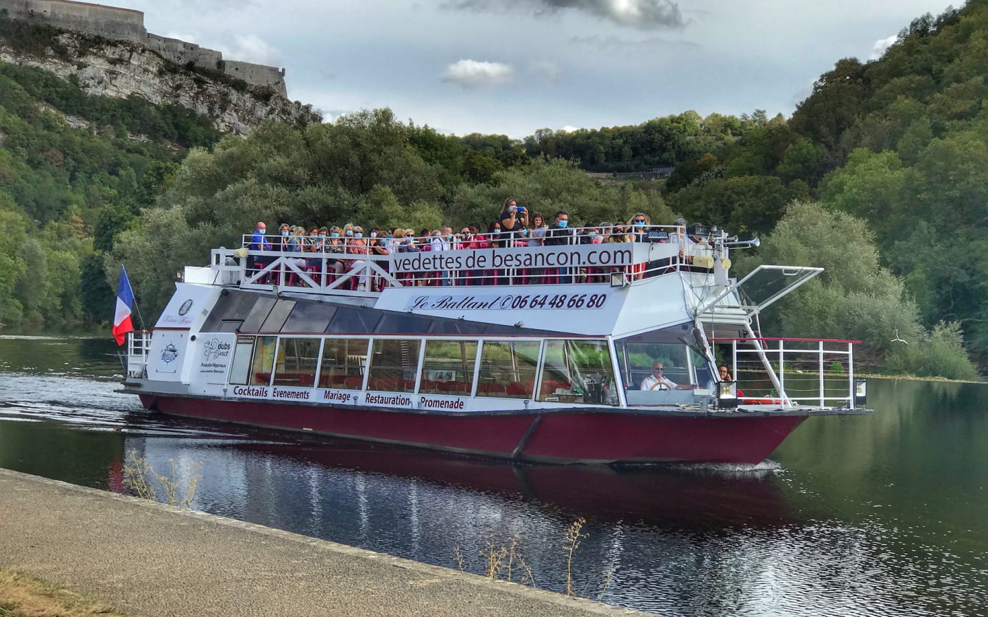 Bateau 'le Battant' Vedettes de Besançon