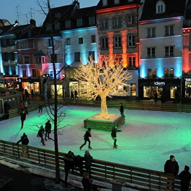 Kerstverlichting in Montbéliard