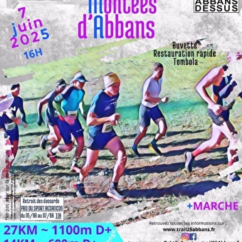 Parcours van de Montées d'Abbans - ABBANS-DESSUS