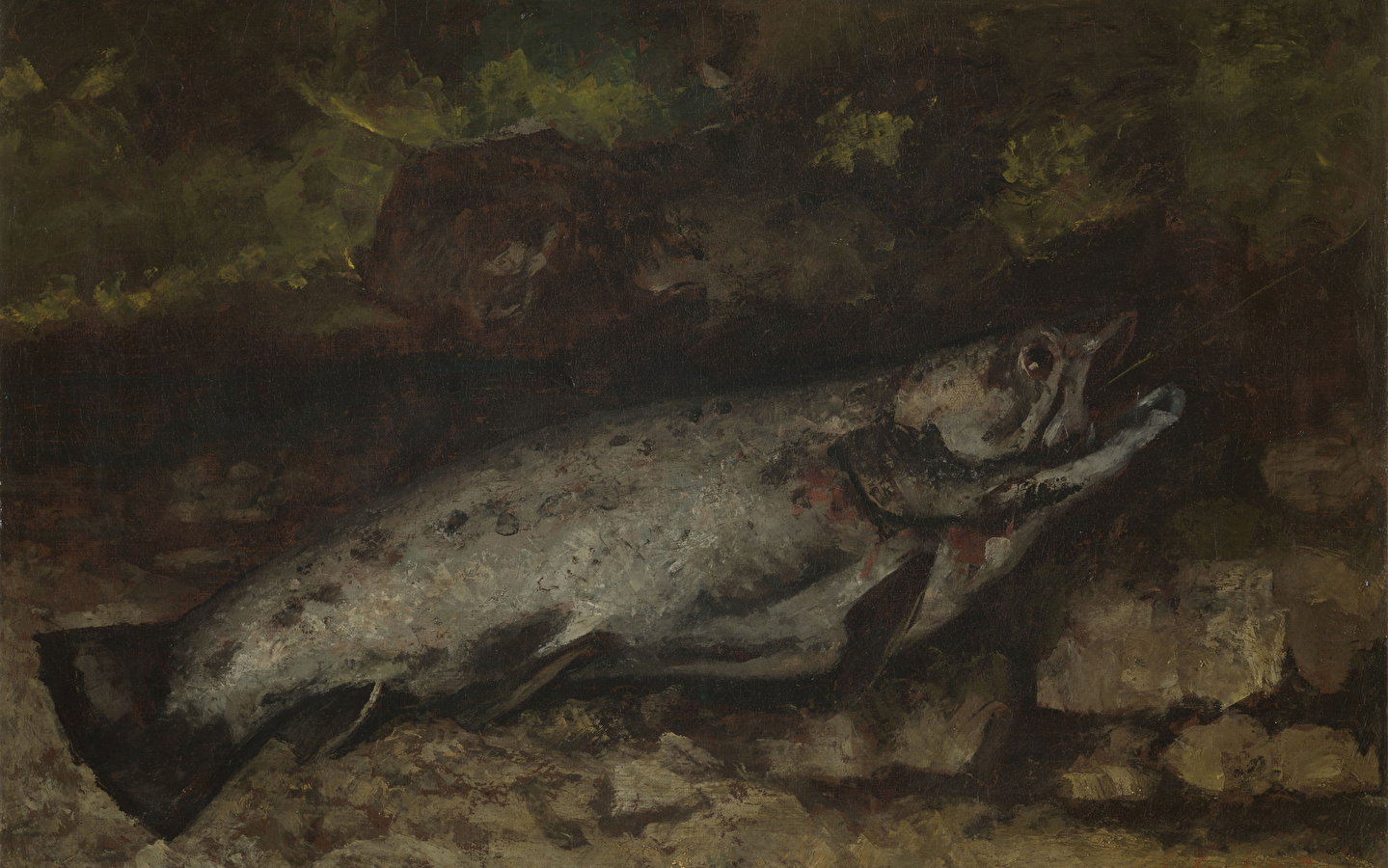 Uitmuntende lening De forel, Gustave Courbet