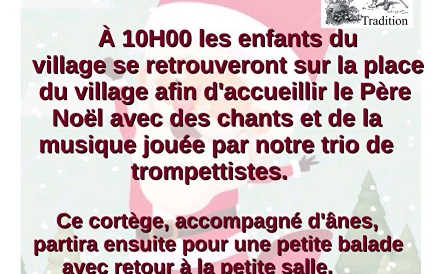 De kerstman komt langs