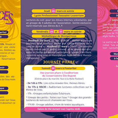 LECTUREN, Ontmoetingen met poëzie 