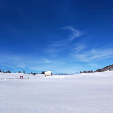 Itinéraire ski de fond Plateau de Retord - N12 Le balcon du Mont-Blanc