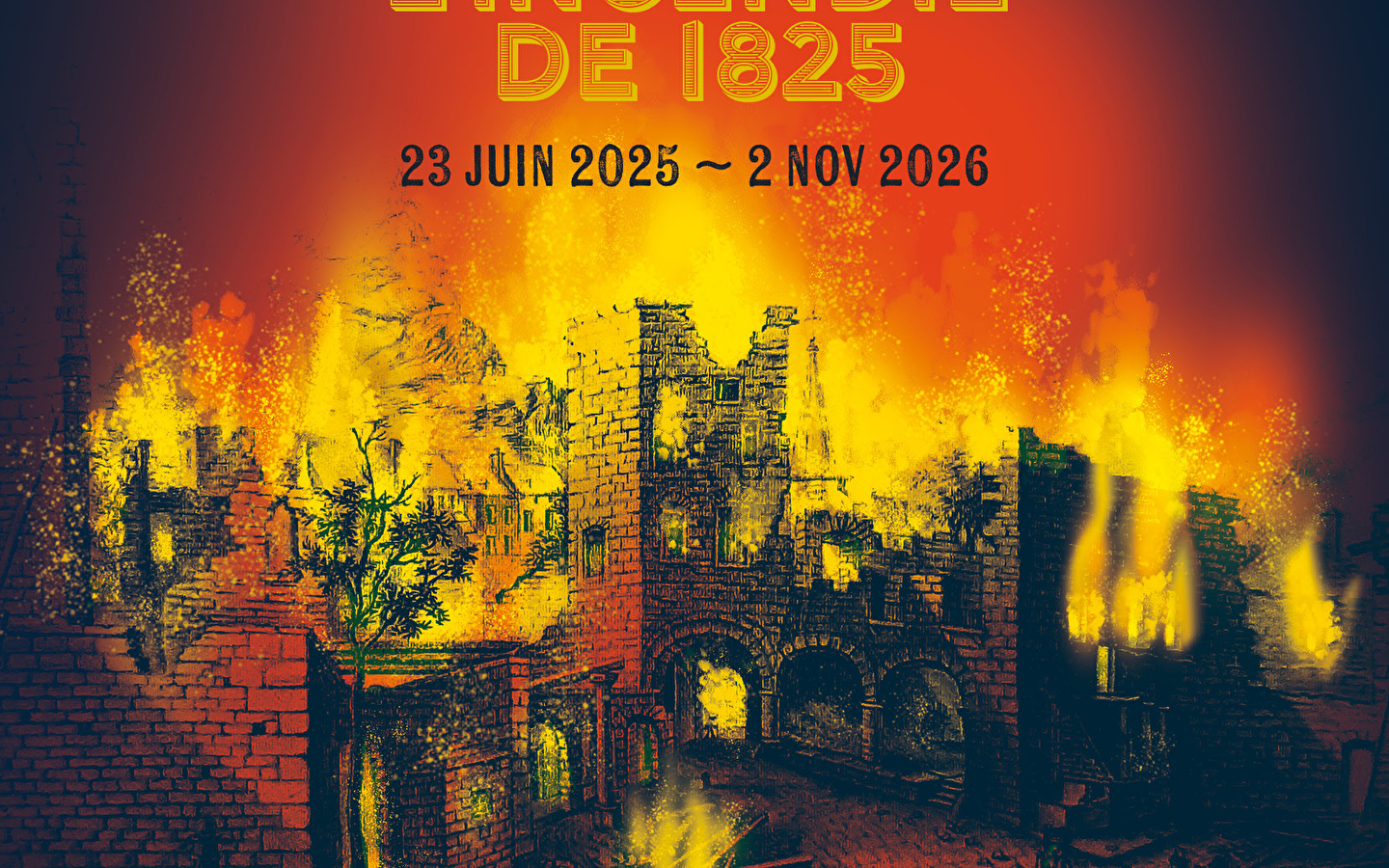 Salins, de brand van 1825