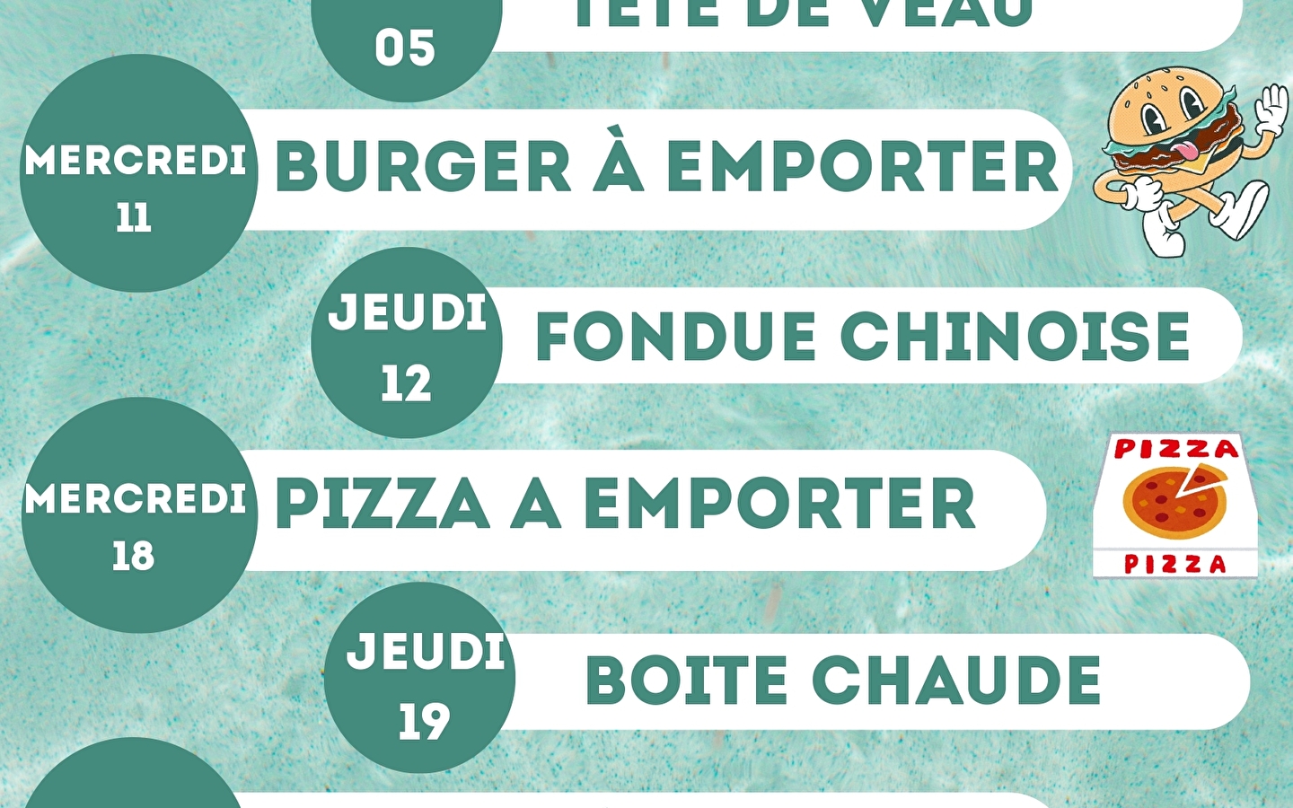 Speciale avonden in februari Restaurant Les Pâturages