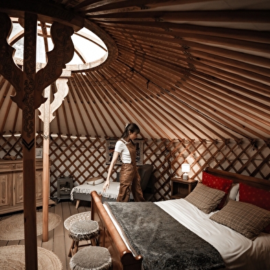 La yourte mongole des Géorennes