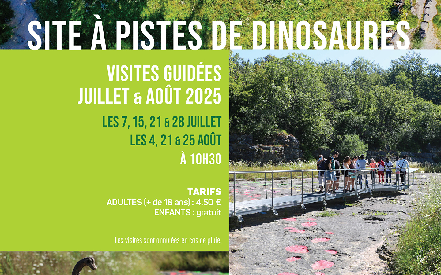 Locatie dinosauruspad
