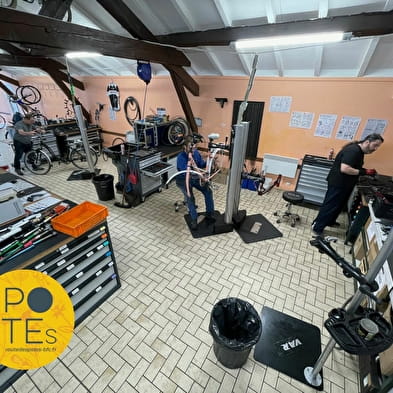 Solidariteitsfietsworkshop op de POTE-route