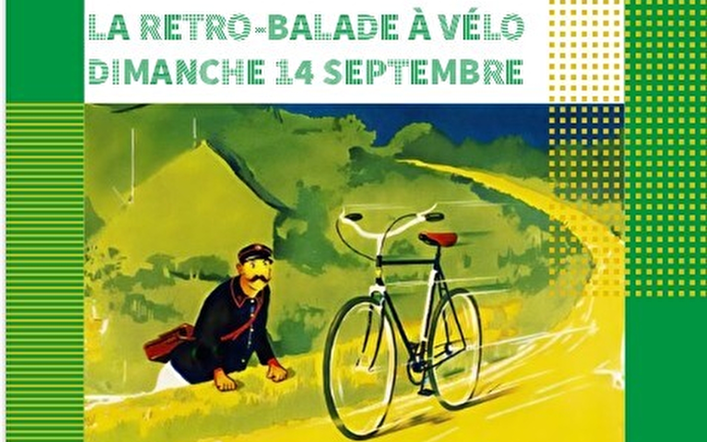 Retro fietstocht 'La tounée du facteur' (De tounée van de postbode)