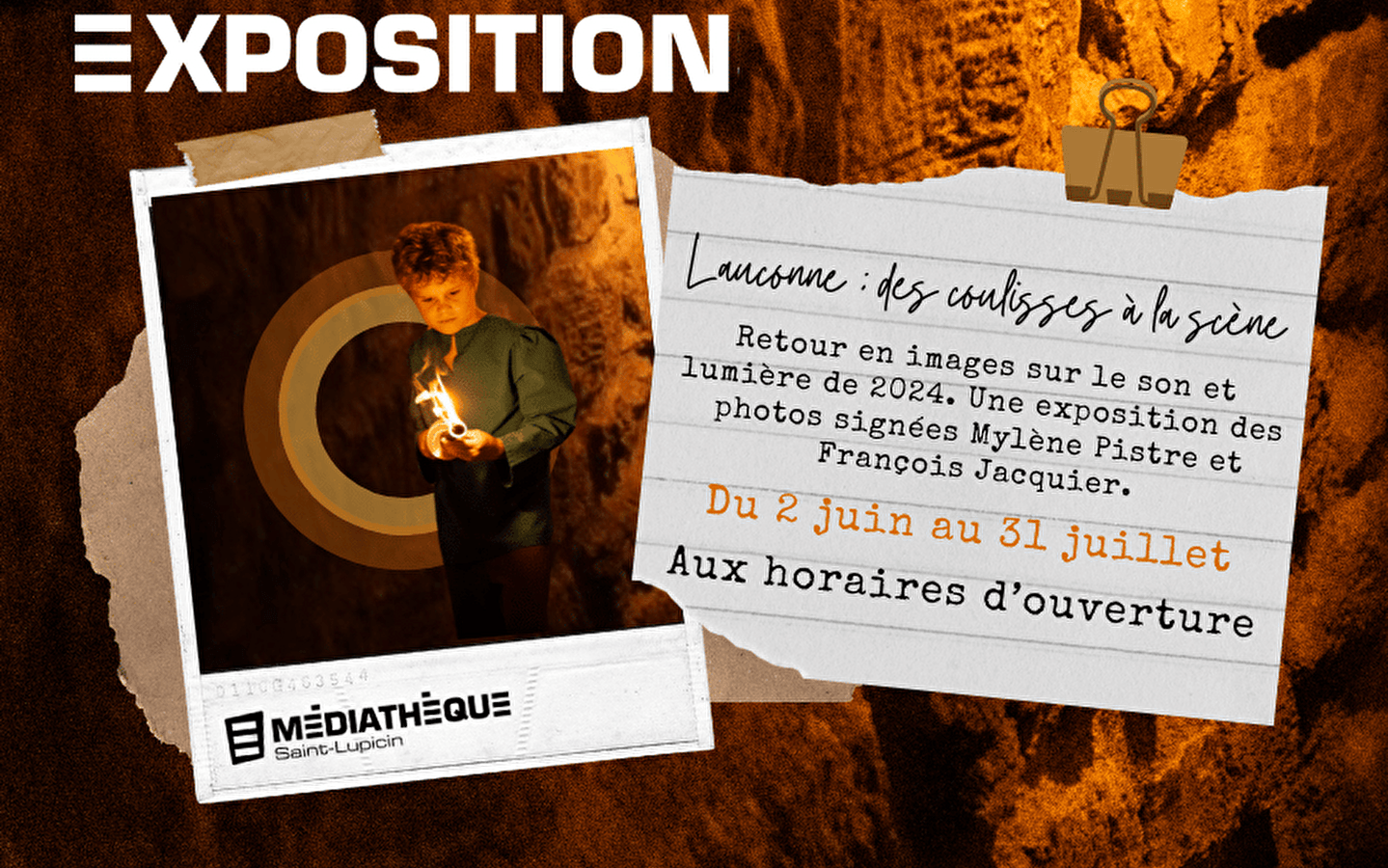 Mediatheek Saint-Lupicin: Tentoonstelling