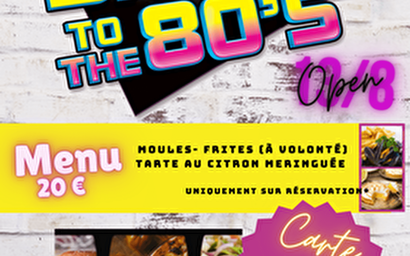 Back to the 80's - L'Auberge des Forgerons