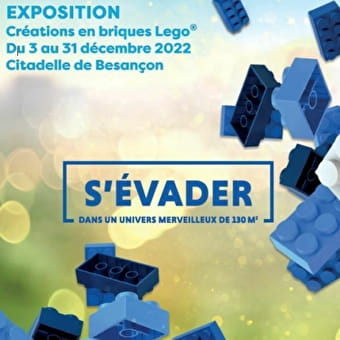 Lego stenen tentoonstelling in de Citadel - BESANCON