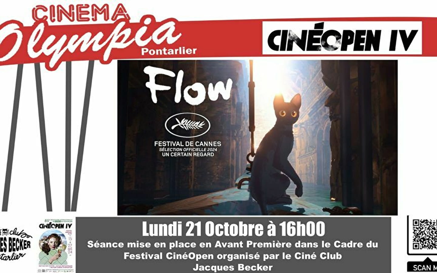 Festival Cinéopen III - Voorvertoning van 'Flow'.