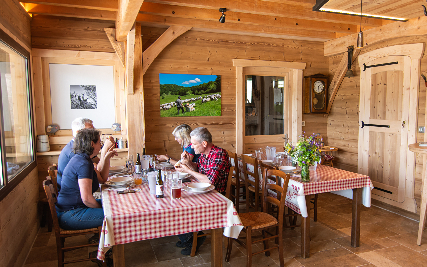 Table paysanne / casse croûte paysan 'Au rythme du troupeau'