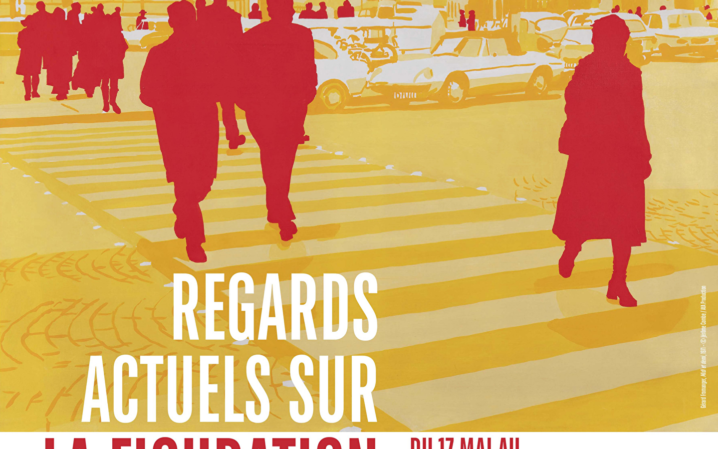 Rondleiding door de tijdelijke tentoonstelling 'Regards actuels sur la Figuration Narrative'.