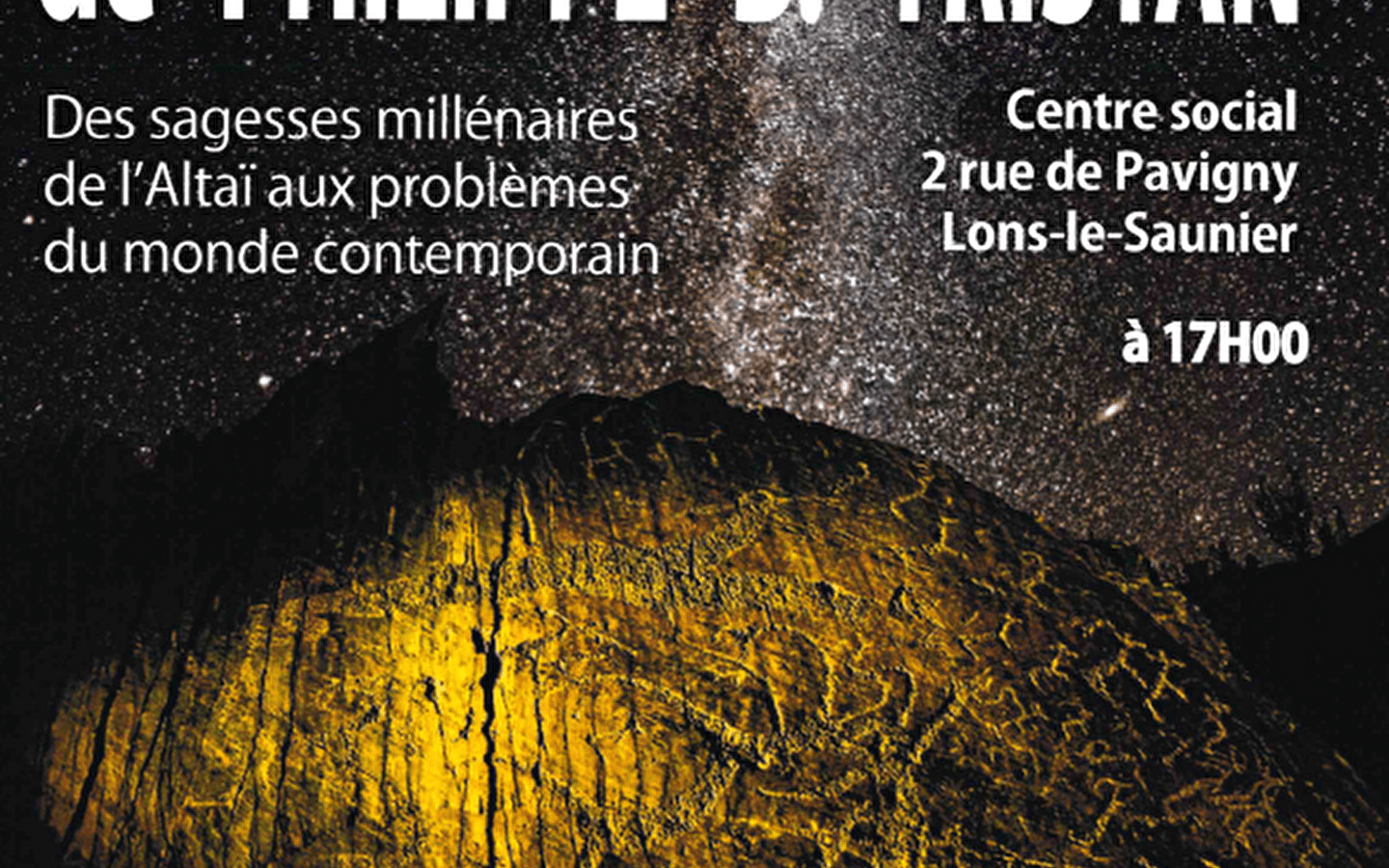 Conferentie door Philippe B. Tristan