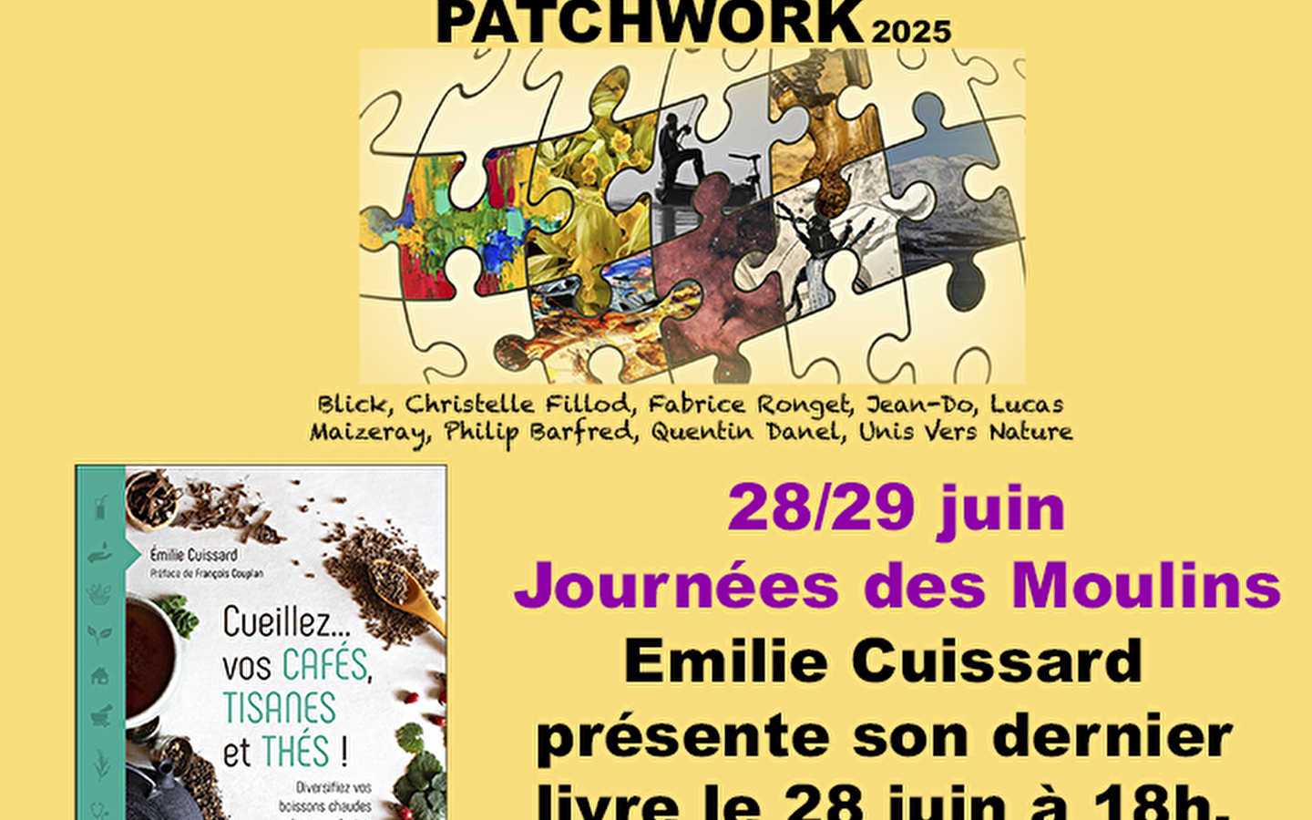 Patchwork tentoonstelling - Moulin du Pont Neuf