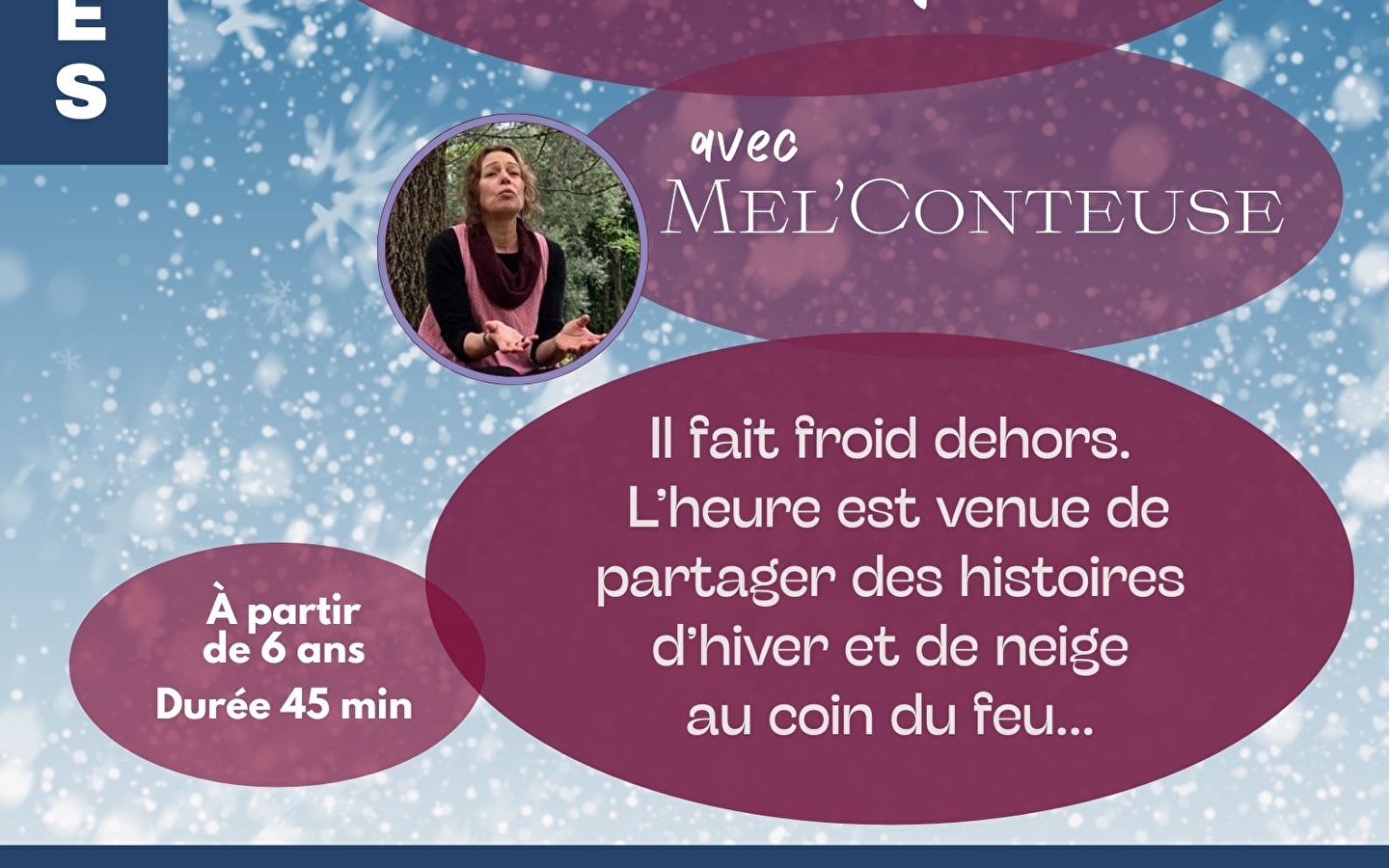 Verhaaltje tijd : Onbeweeglijke reis met Mel' Conteuse