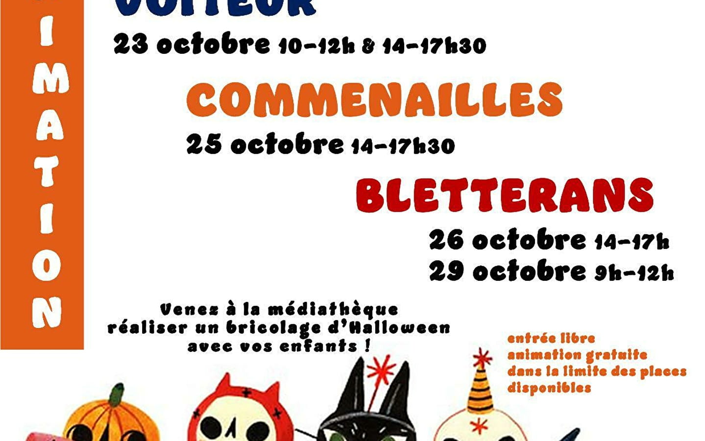 Creatieve workshop voor ouders en kinderen - Halloween - Mediatheek