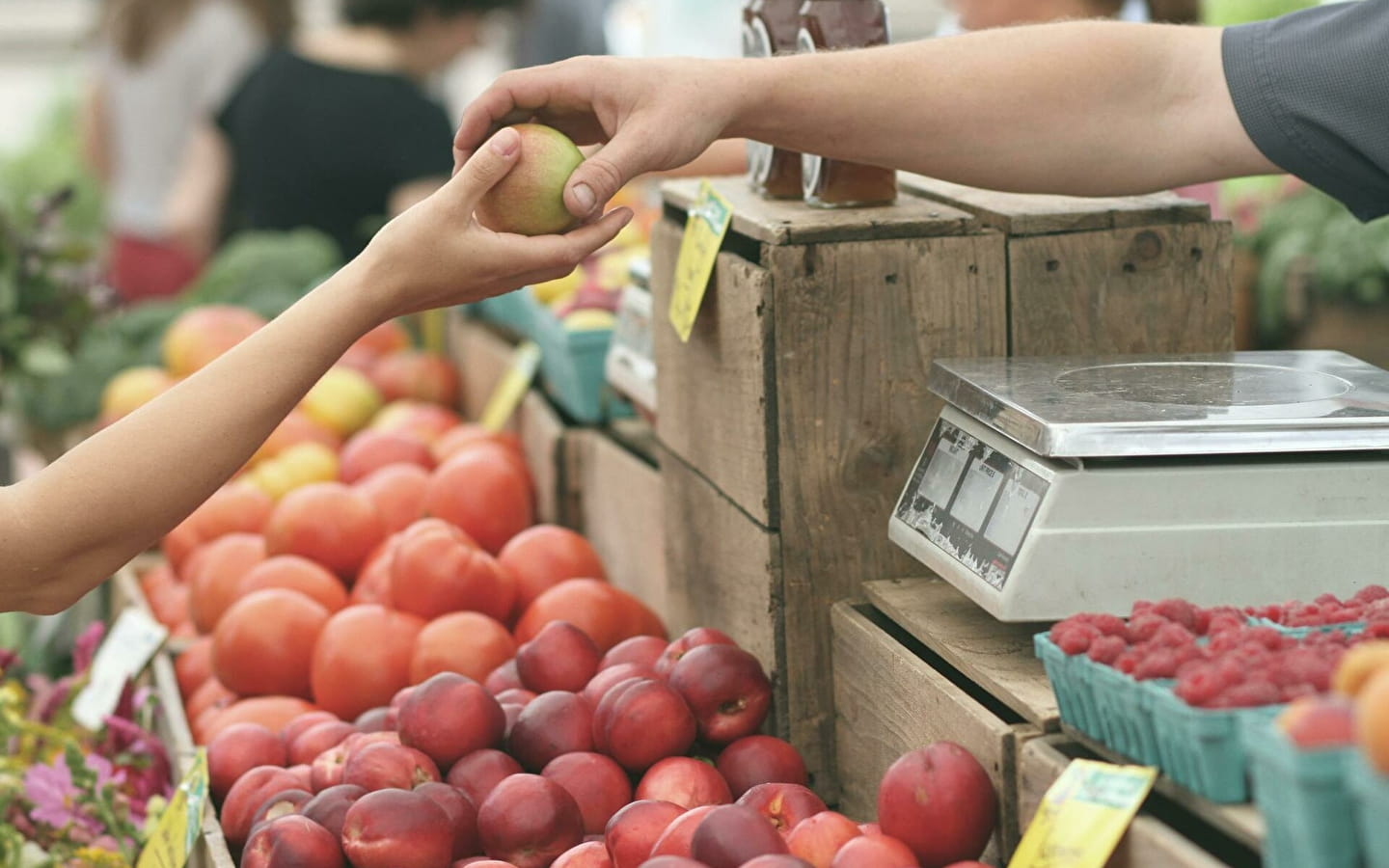 L'Isle-sur-le-Doubs wekelijkse markt