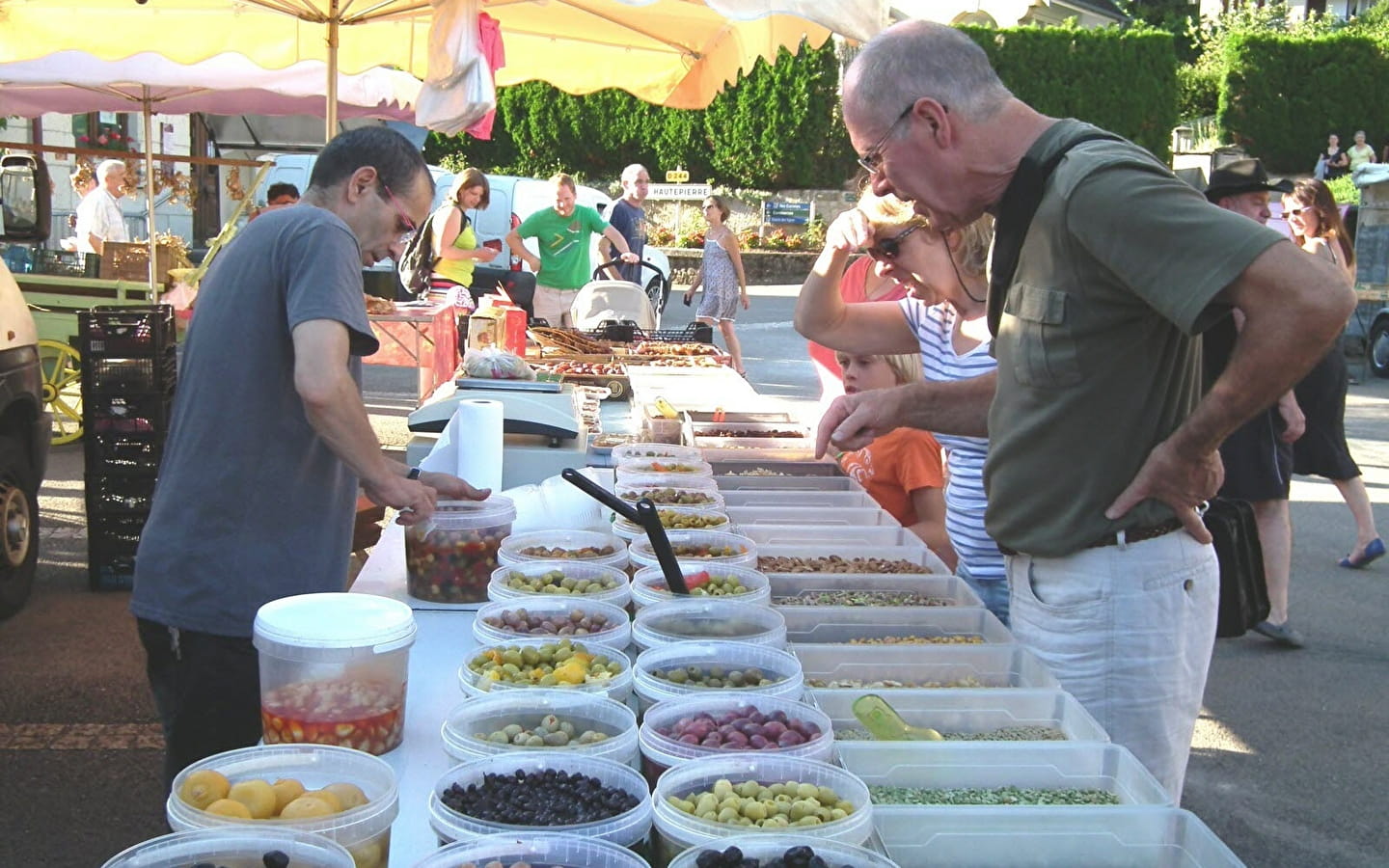 Fijnproeversmarkten in Mouthier-Haute-Pierre