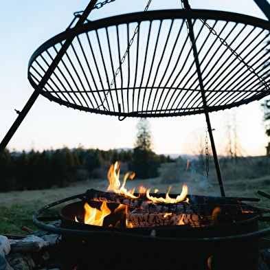 Hutte en bois de la Champagne