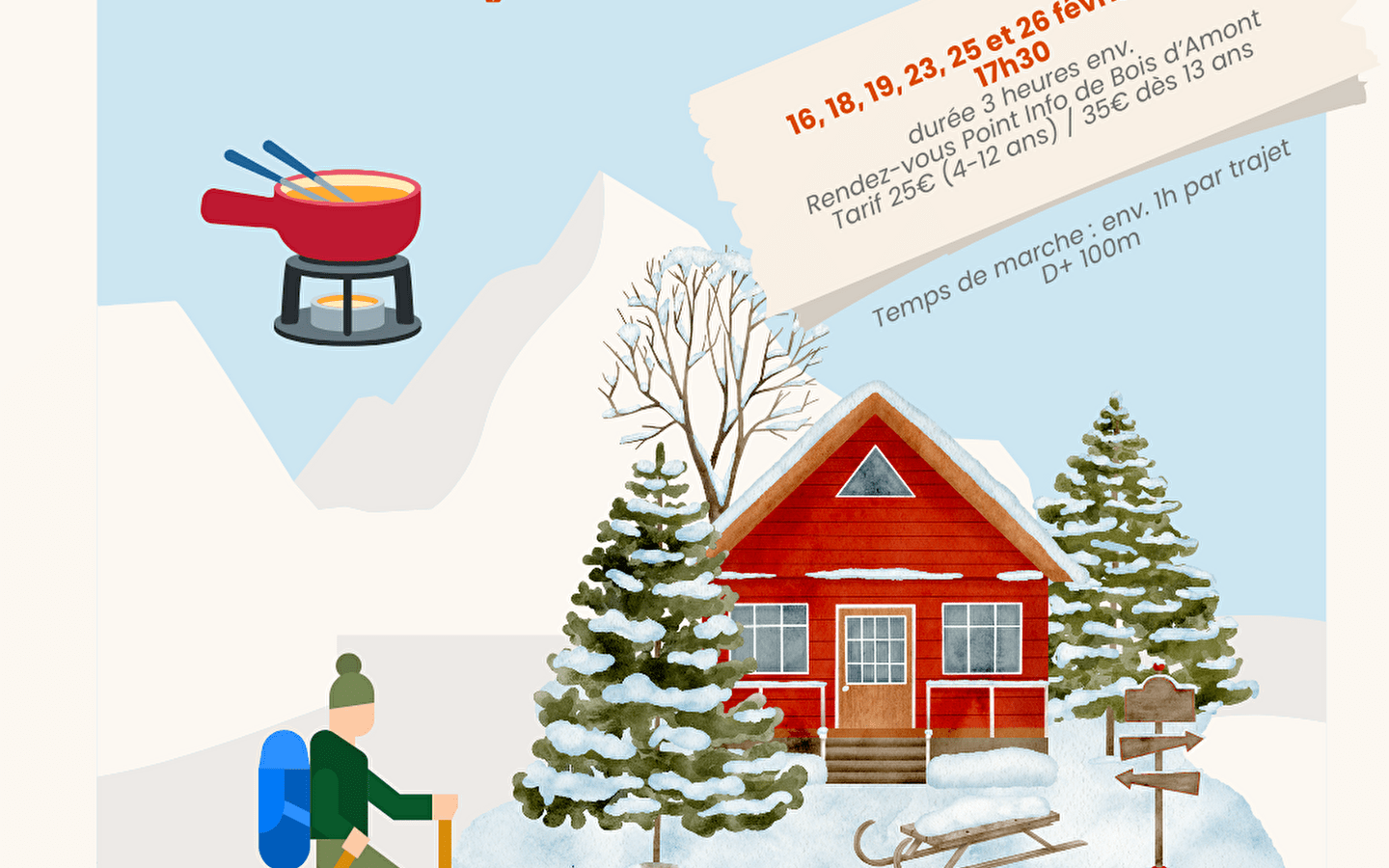 Trapper-stijl RandoFondue