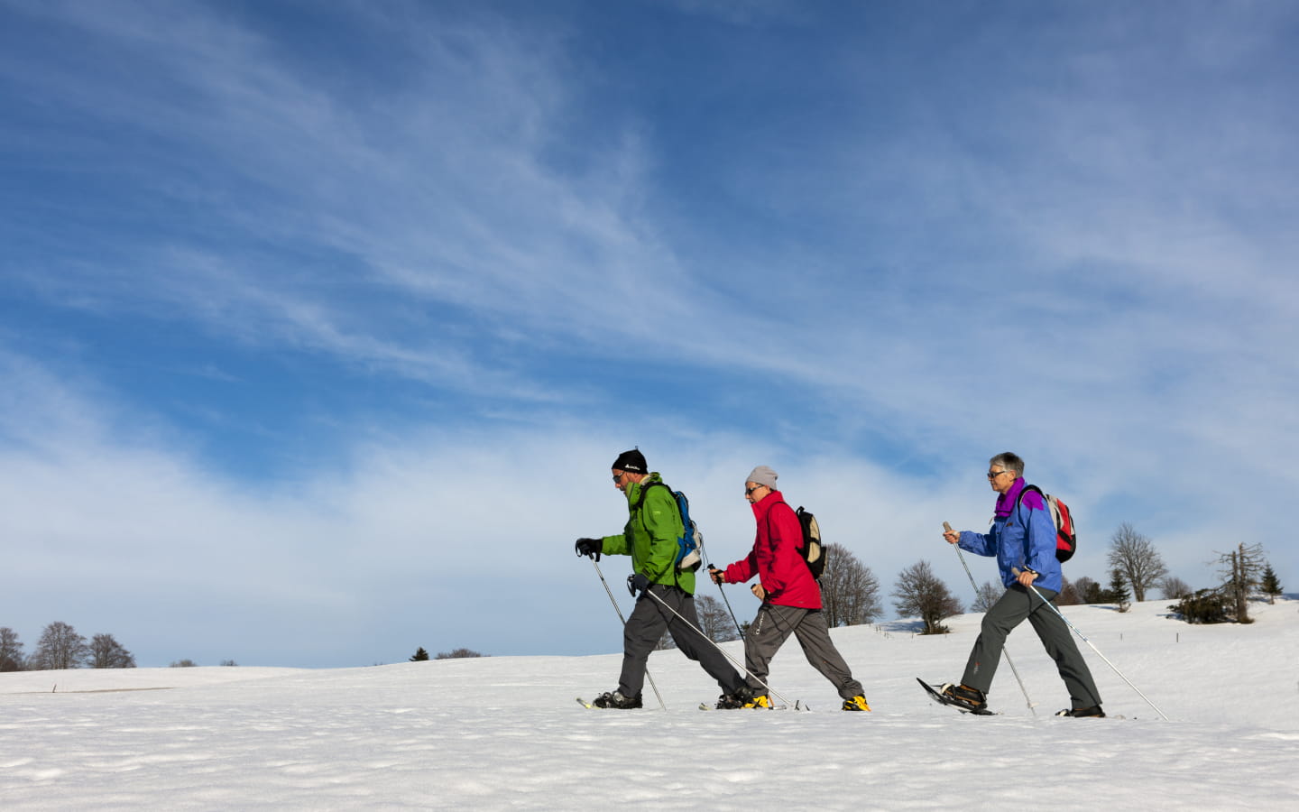 De Grote Oversteek van de Jura met sneeuwschoenen