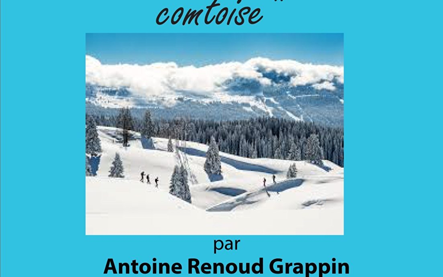 Sneeuw in Comtoise schilderij