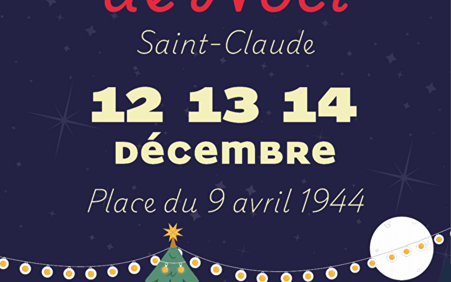 Ville de Saint-Claude - Kerstmarkt 2025