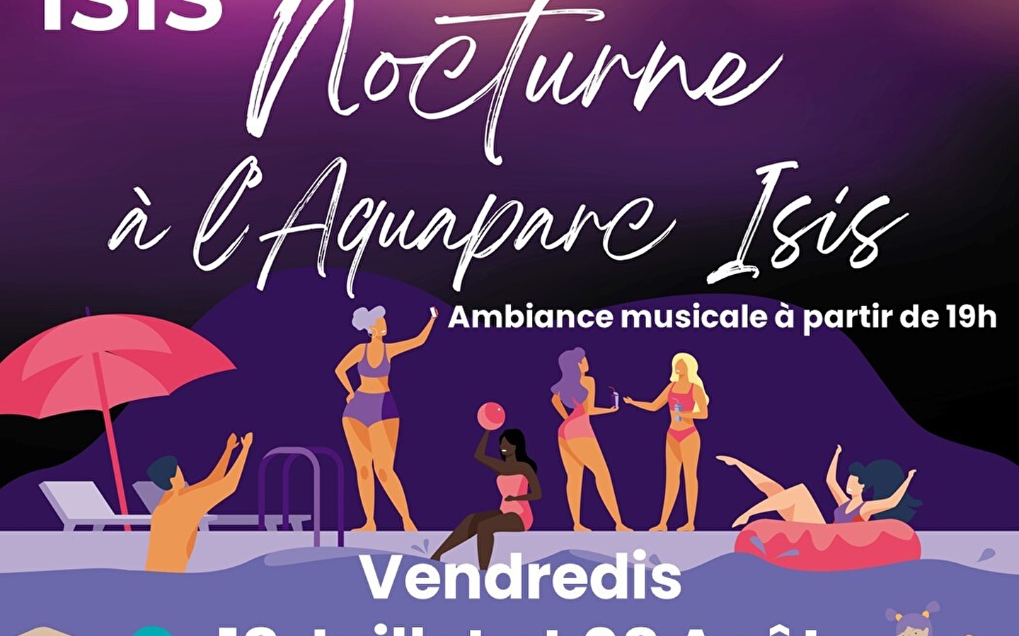 Nocturne in Aquaparc Isis