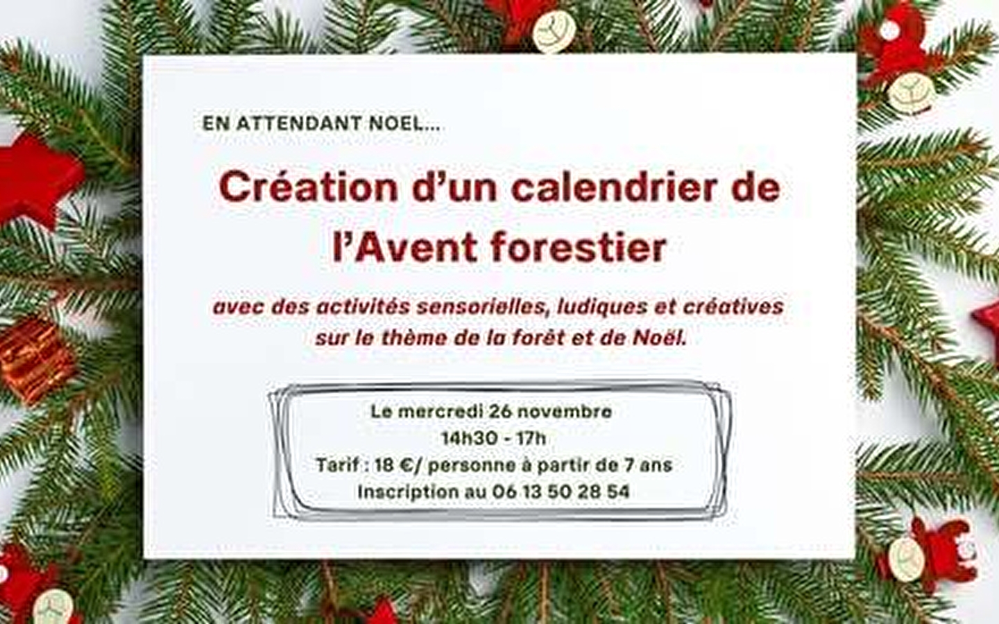Workshop - Bos adventskalender