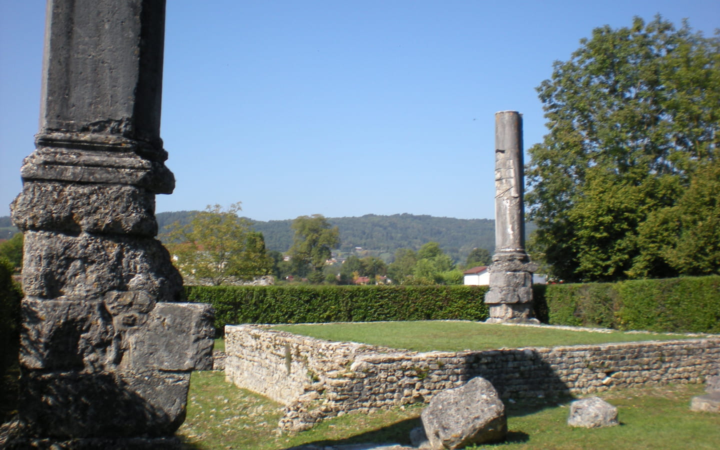 Vestiges du temple gallo-romain