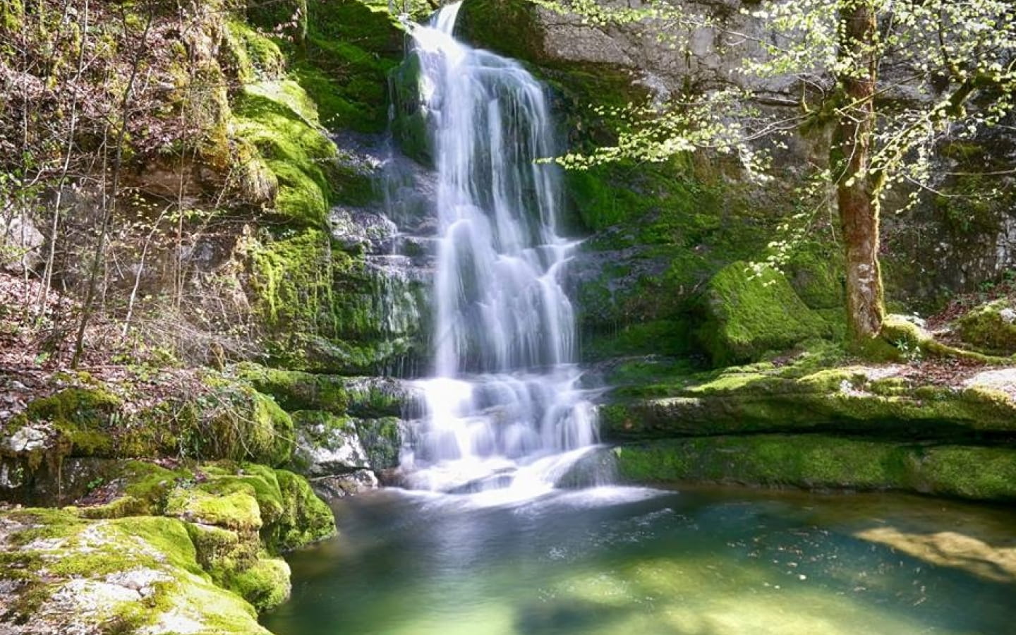 De waterval van Pissevieille