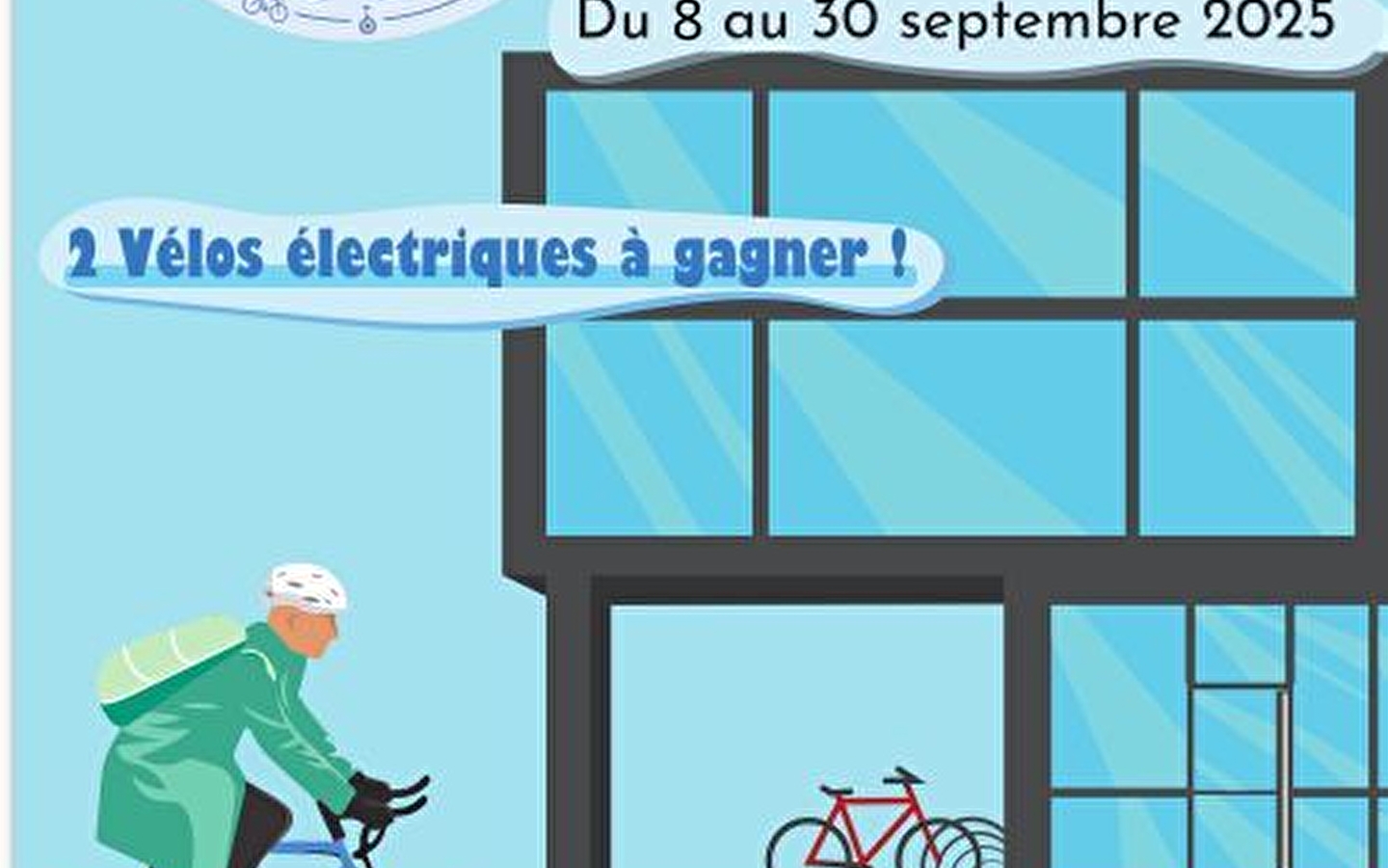 Ik fiets naar mijn werk' uitdaging