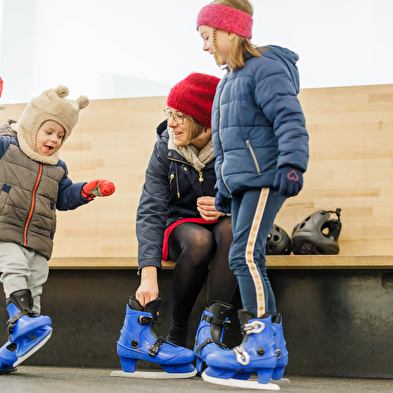 Ochtend met meerdere wedstrijden op de ijsbaan
