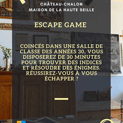 Escape Game - École d'autrefois